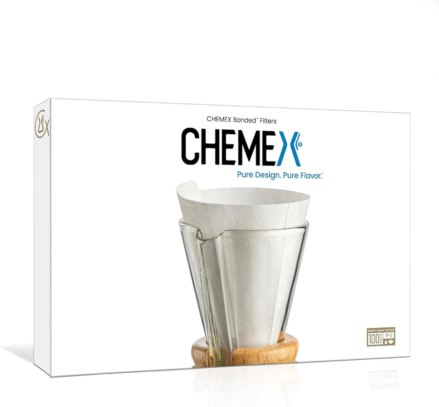 Chemex FP-2 Unfolded Half Moon Filter Papers - box of 100 filter papers