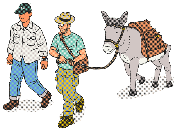 Coffee Sourcing Scene With Donkey (Cropped) | Ozone Coffee Roasters