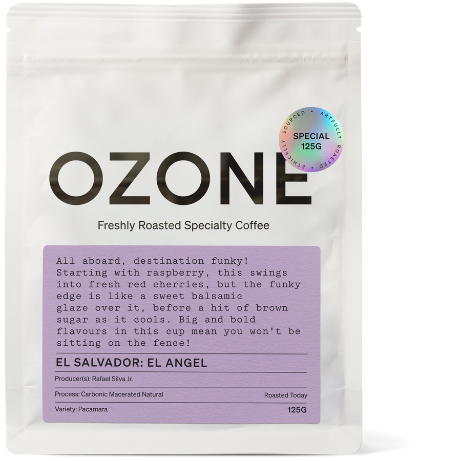 El Salvador: El Angel, Carbonic Macerated Natural, Pacamara | Ozone Special Reserve