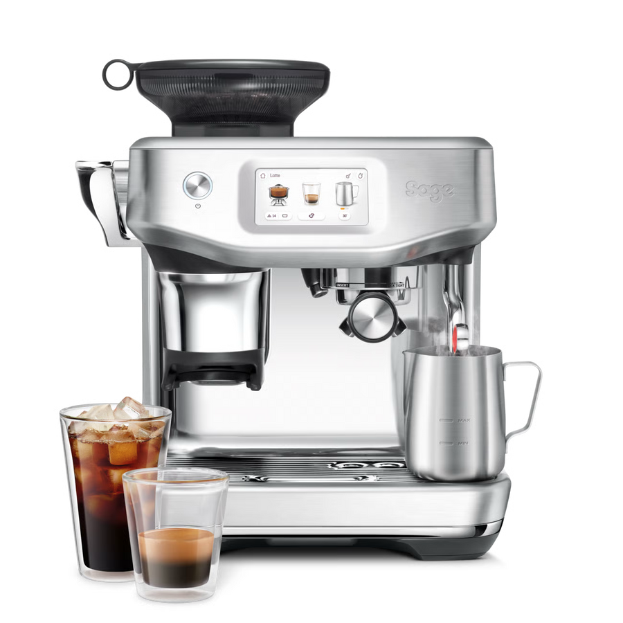 Sage Barista Touch™ Impress - BES882 Bean to Cup Coffee Machine with Cold Extraction available from ozonecoffee.co.uk