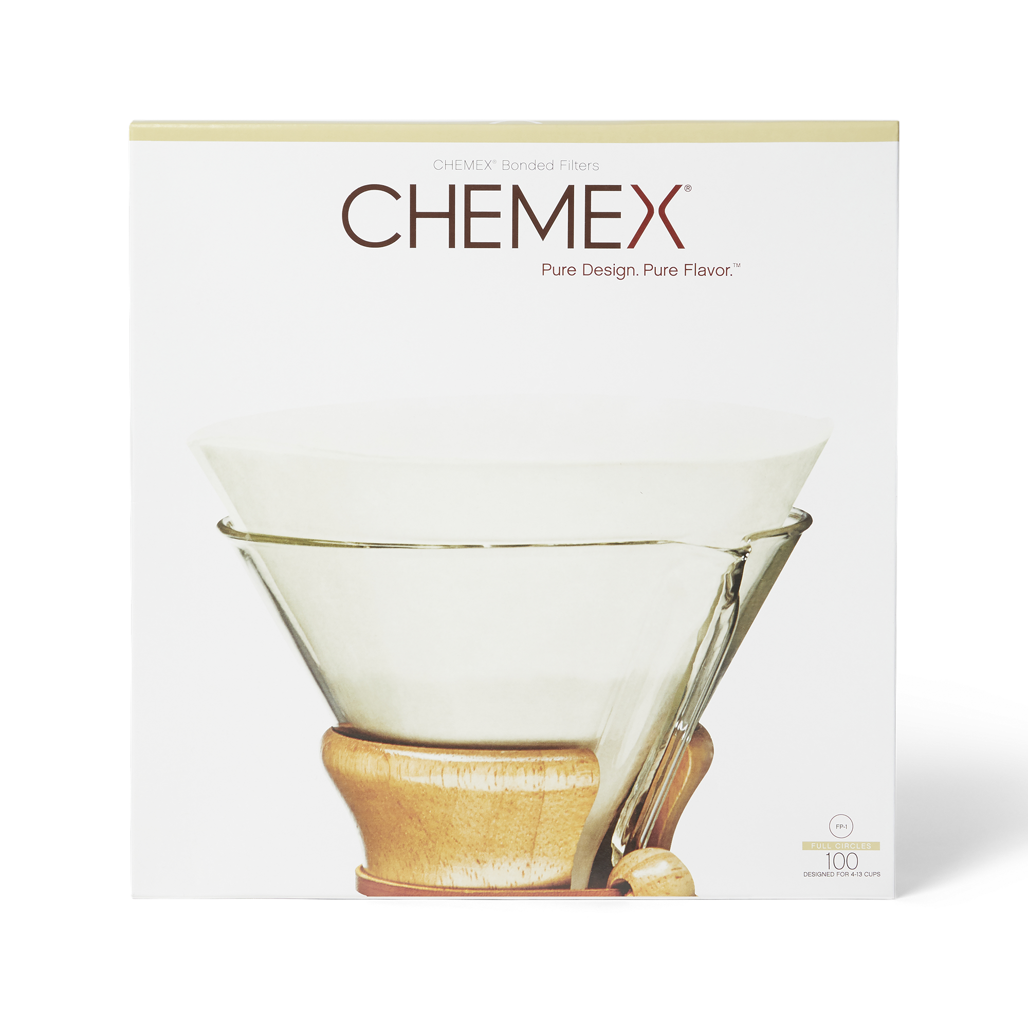 Chemex Unfolded Oxygen Cleansed Circular Filter Papers FP 1
