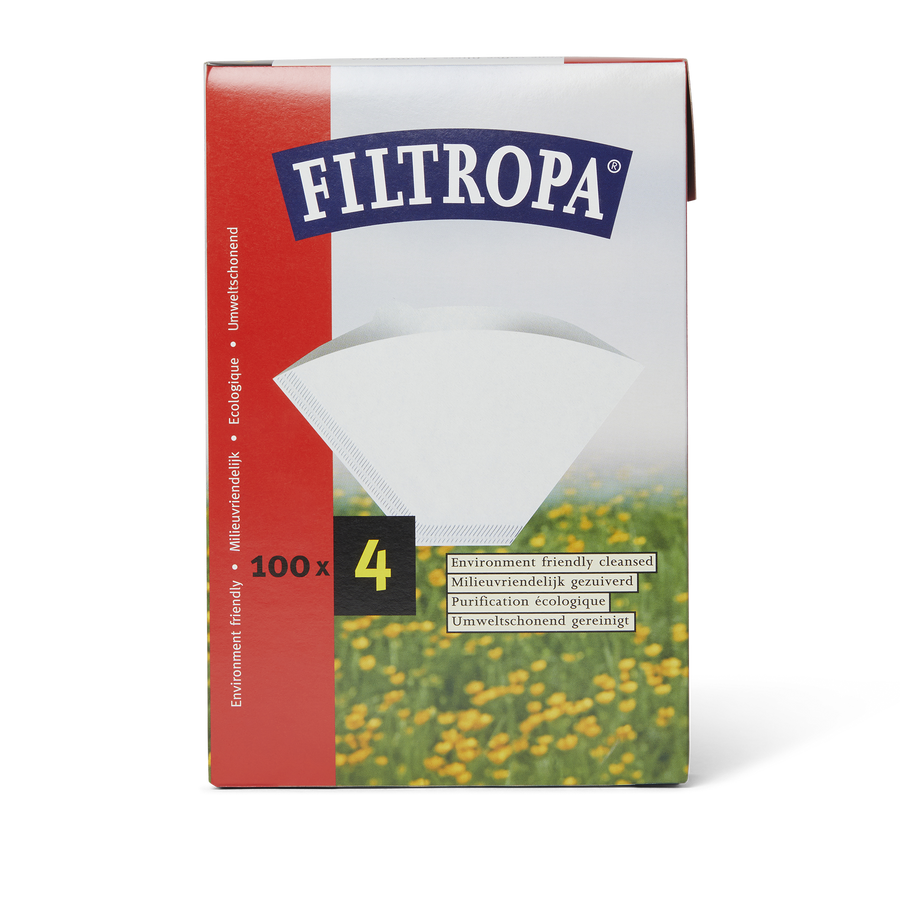 Filtropa filter papers size 4, box of 100 filters