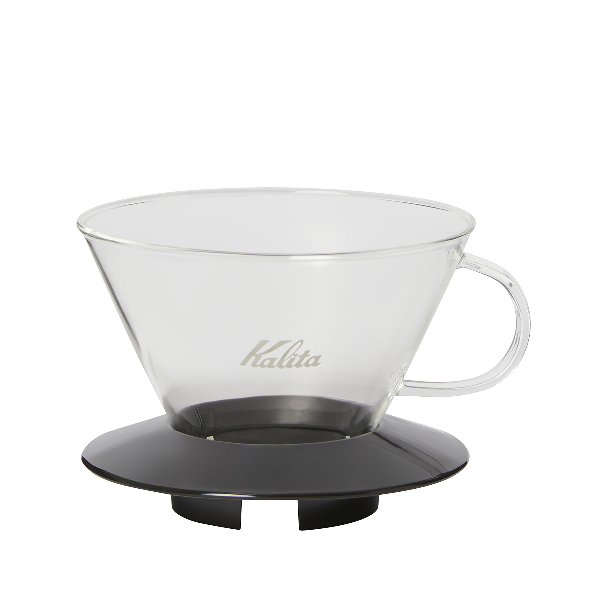 Kalita Wave Glass Dripper (Black) | Ozone Coffee