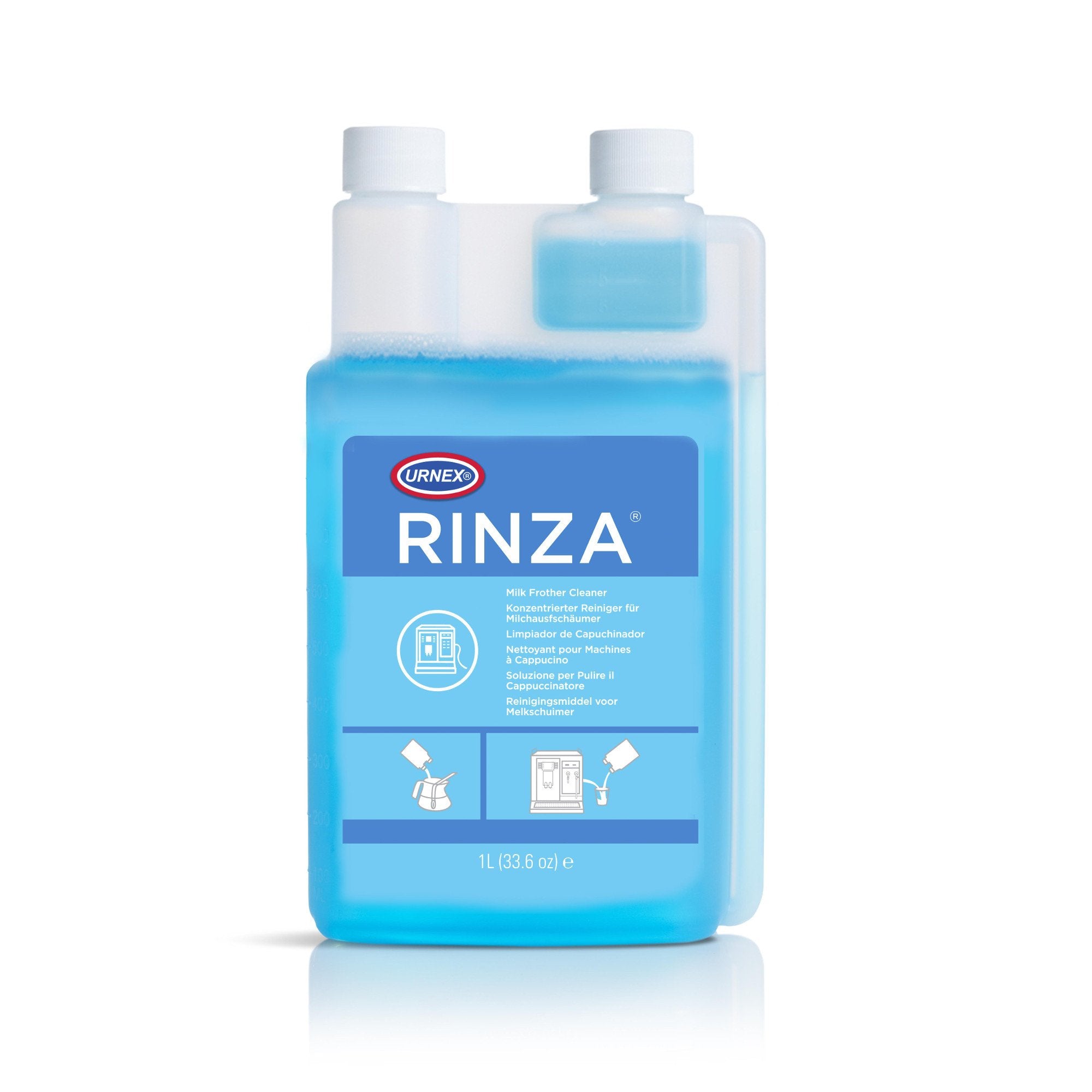URNEX RINZA洗浄液3本,DEZCALスケール除去剤1本セット（新品） Urnex Rinza Alkaline Milk System Cleaner 1.1L – Ozone Coffee UK