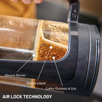 ESPRO P3 French Press Coffee Maker – Black (18oz / 532ml)