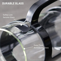 ESPRO P3 French Press Coffee Maker – Black (18oz / 532ml)