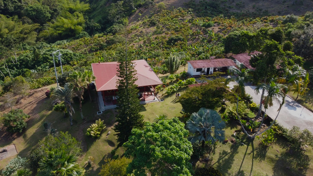 The view over Finca El Vergel, Colombia