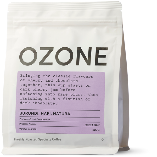 Burundi: Hafi, Natural, Bourbon | Ozone Coffee Roasters