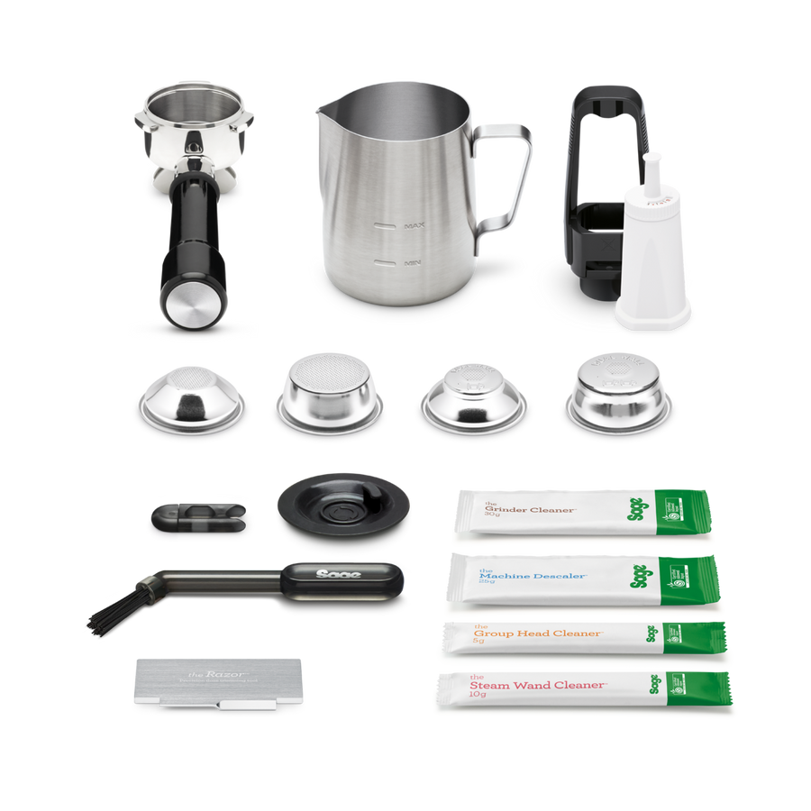 Sage Barista Touch™ Impress - BES882 Bean to Cup Coffee Machine with Cold Extraction included accessories available from ozonecoffee.co.uk
