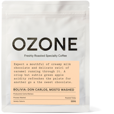 Bolivia: Don Carlos, Mosto Washed, Caturra | Ozone Coffee Roasters UK