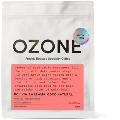 Bolivia: La Llama, Coco Natural, Ethiosar | Ozone Coffee Roasters