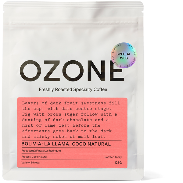 Bolivia: La Llama, Coco Natural, Ethiosar | Ozone Coffee Roasters