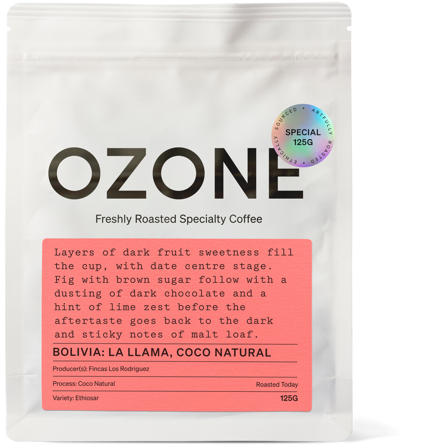 Bolivia: La Llama, Coco Natural, Ethiosar | Ozone Coffee Roasters