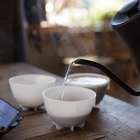 Barista Hustle Cupping Bowls, 220ml (Pack of 24) - bowls in use