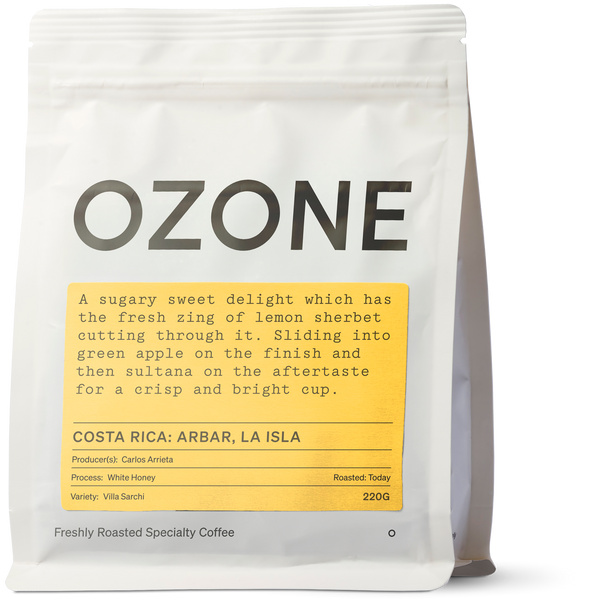 Costa Rica: ARBAR, La Isla, White Honey, Villa Sarchi | Ozone Coffee Roasters