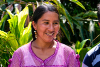 Wilfredo Calisaya's family at their farm in Taypiplaya, Bolivia