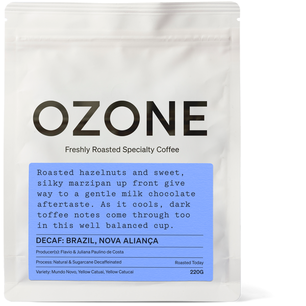 Brazil: Nova Aliança, Decaf, Mundo Novo, Yellow Catuai, Yellow Catucai | Ozone Coffee Roasters