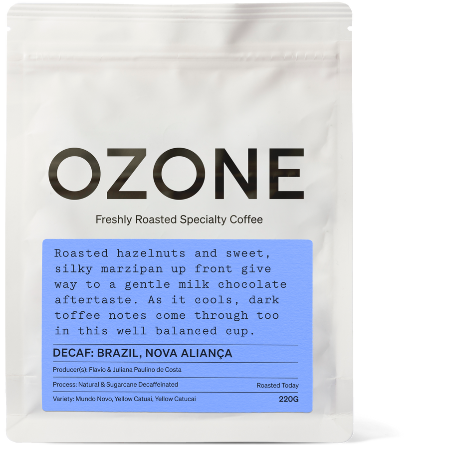 Brazil: Nova Aliança, Decaf, Mundo Novo, Yellow Catuai, Yellow Catucai | Ozone Coffee Roasters