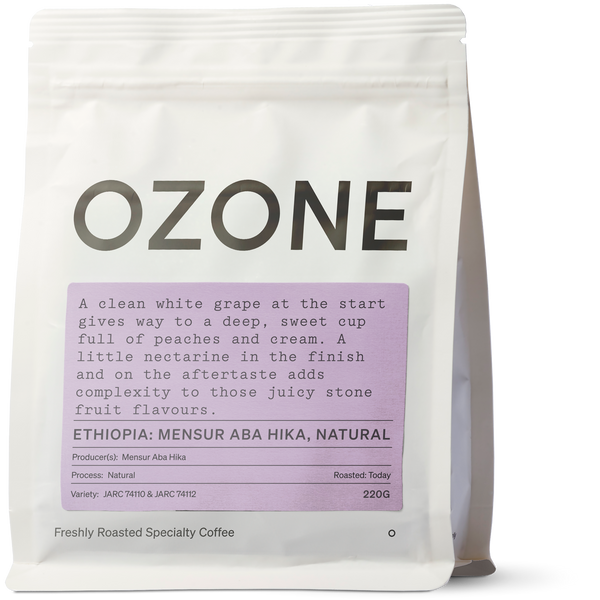 Ethiopia: Mensur Aba Hika, Natural | Ozone Coffee Roasters