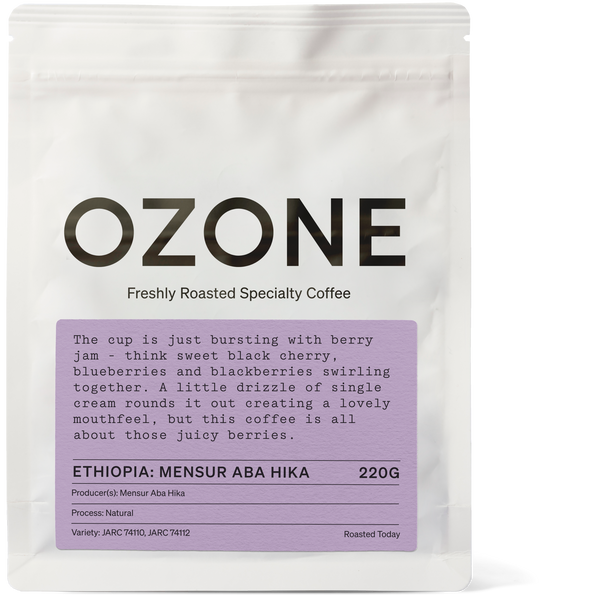 Ethiopia: Mensur Abahika, Natural, JACR | Ozone Coffee