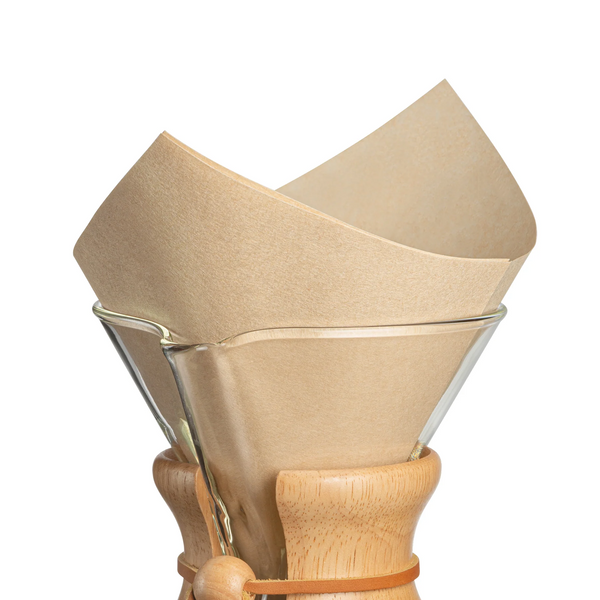 Chemex Pre-Folded Natural Filter Squares (FSU-100) available from ozonecoffee.co.uk