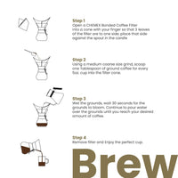 Chemex Pre-Folded Natural Filter Squares (FSU-100) available from ozonecoffee.co.uk