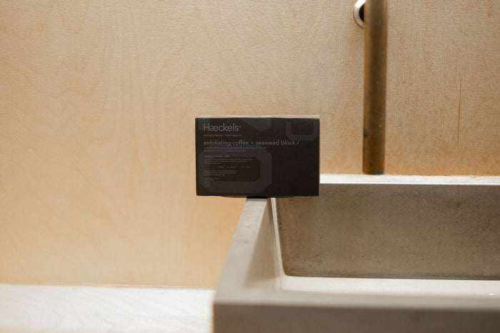 Haeckels X Ozone Coffee exfoliating soap