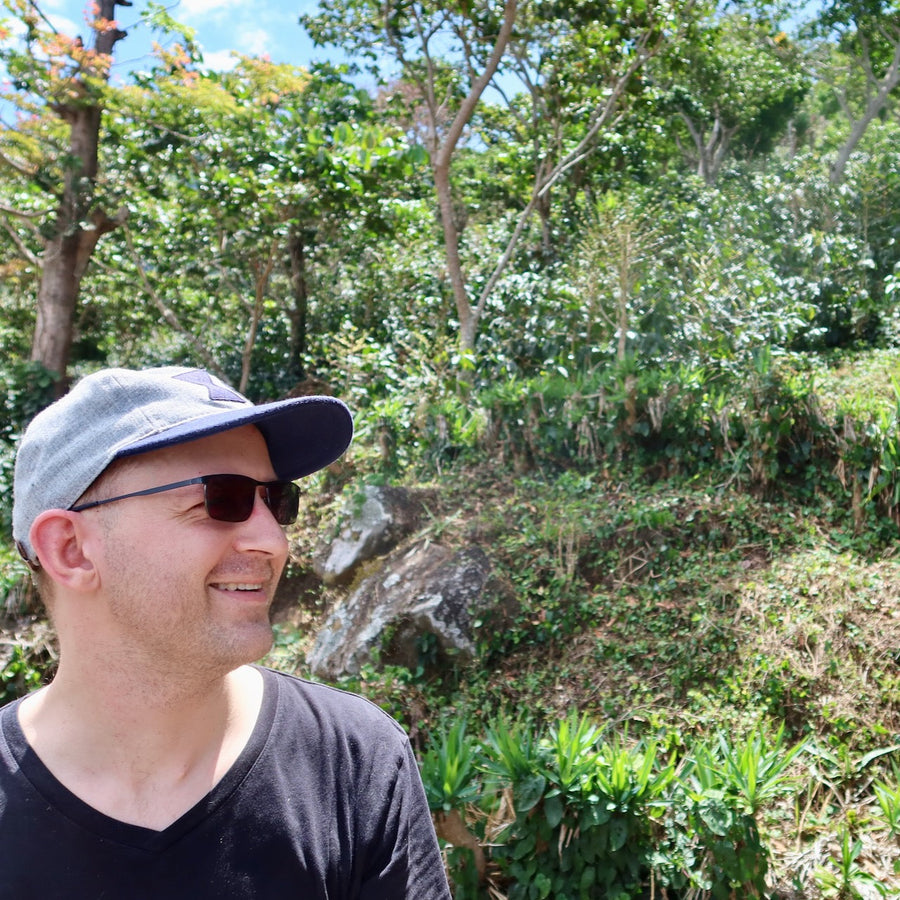Ozone Green Buyer Roland Glew at Finca Argentina in El Salvador