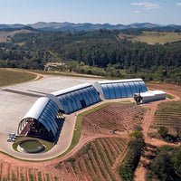 View over Fazenda Rio Verde in Alfenas, Minas Gerais, Brazil