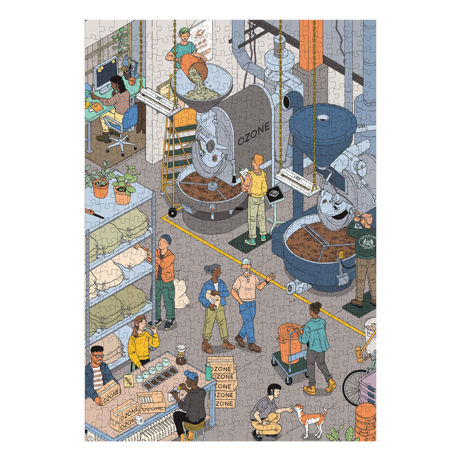 Ozone Coffee Puzzle: Scene 01: Roasting