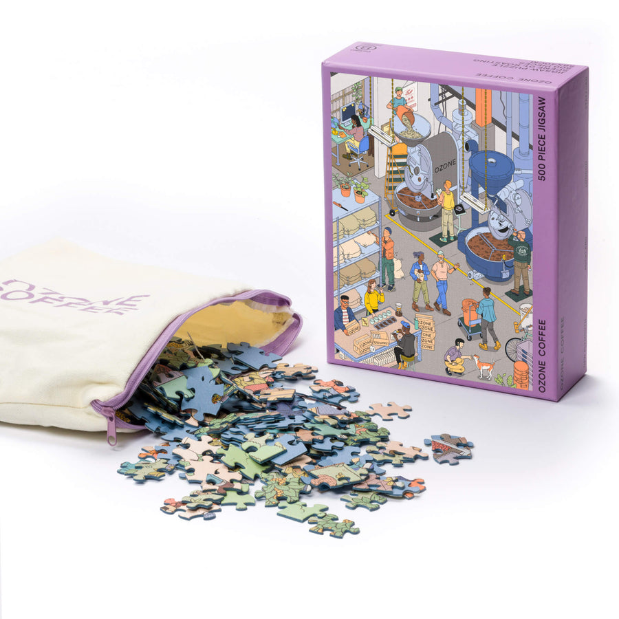 Ozone Coffee Puzzle: Scene 01: Roasting