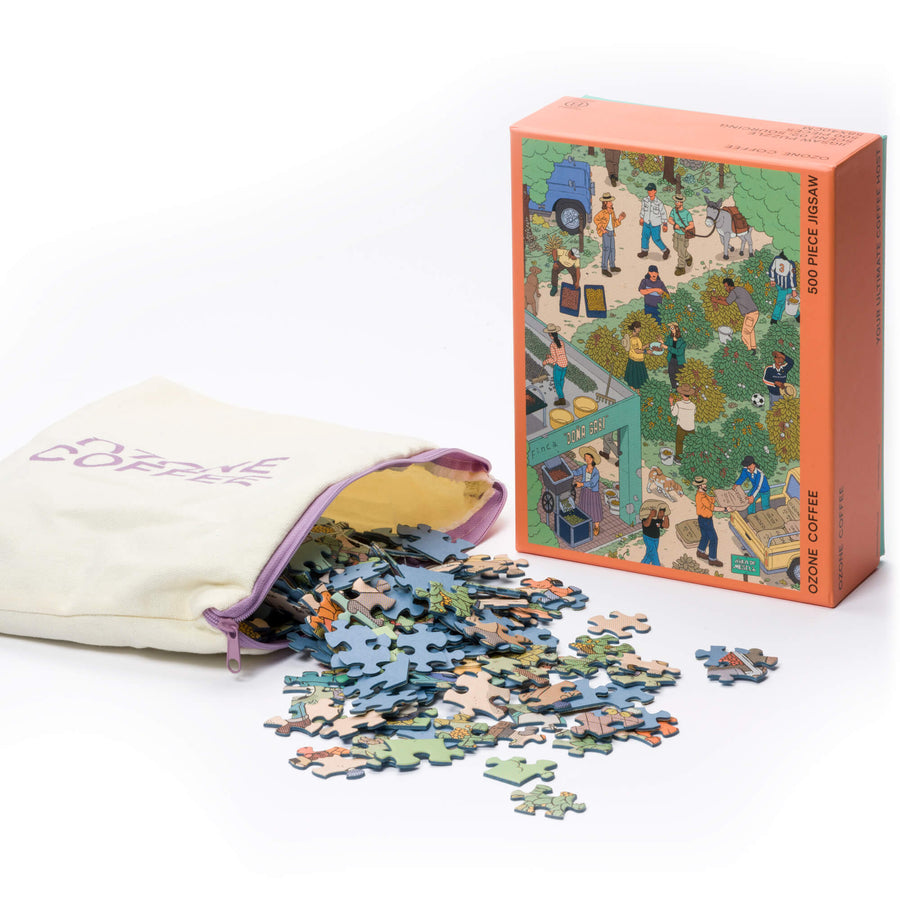 Ozone Coffee Puzzle: Scene 02: Sourcing