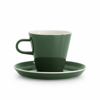 Acme Roman Cup Medium - Kawakawa (250ml) and saucer