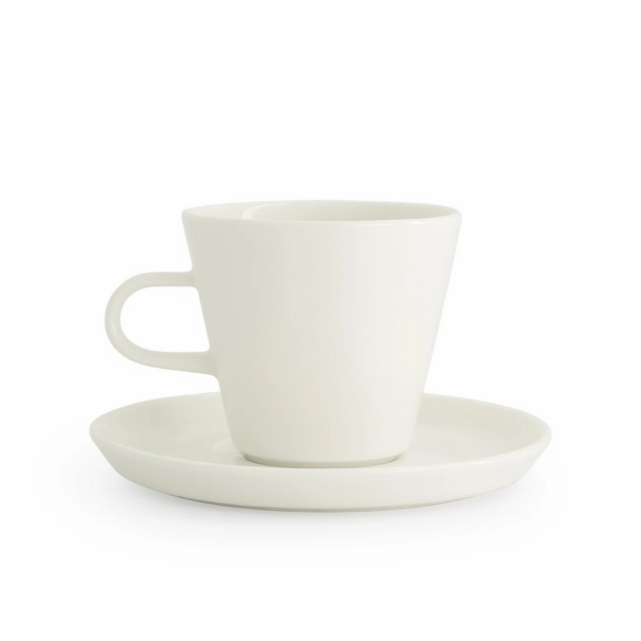 Acme Roman Cup Medium - Milk (250ml) and saucer