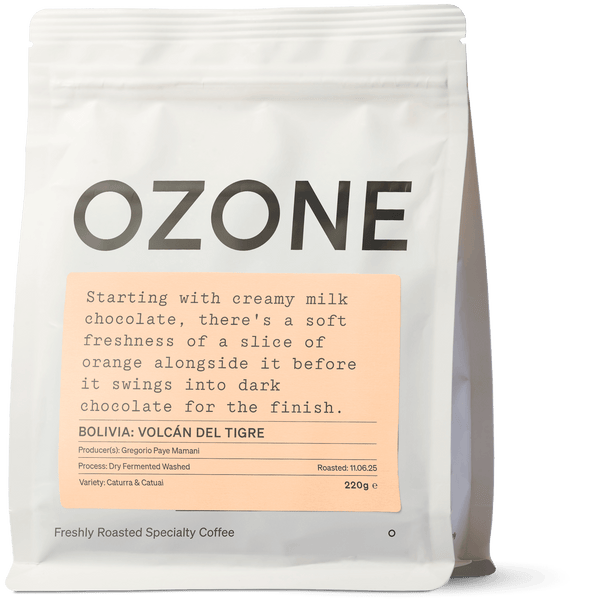 Bolivia: Volcan del Tigre, Dry Fermented Washed | Ozone Coffee Roasters