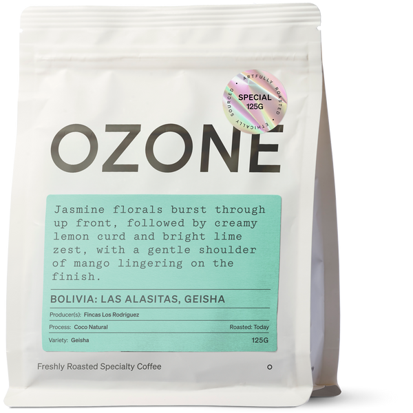Bolivia: Las Alasitas, Geisha, Coco Natural | Ozone Coffee Roasters