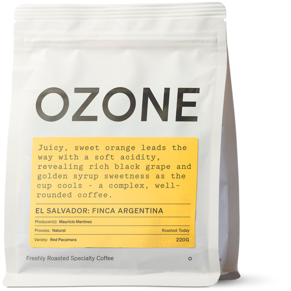 El Salvador: Finca Argentina, Red Pacamara, Natural | Ozone Coffee Roasters