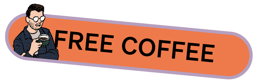 Ozone Rewards Club. Free Coffee Banner