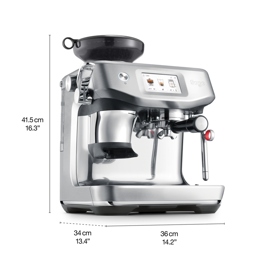 Sage Barista Touch™ Impress - BES882 Bean to Cup Coffee Machine with Cold Extraction available from ozonecoffee.co.uk