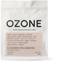 El Salvador: Finca Argentina, Obata, Natural roasted by Ozone Coffee Roasters UK