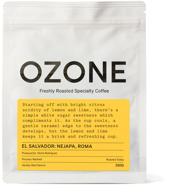 El Salvador: Finca Nejapa, Roma Tablon, Washed, Red Caturra | Ozone Coffee Roasters