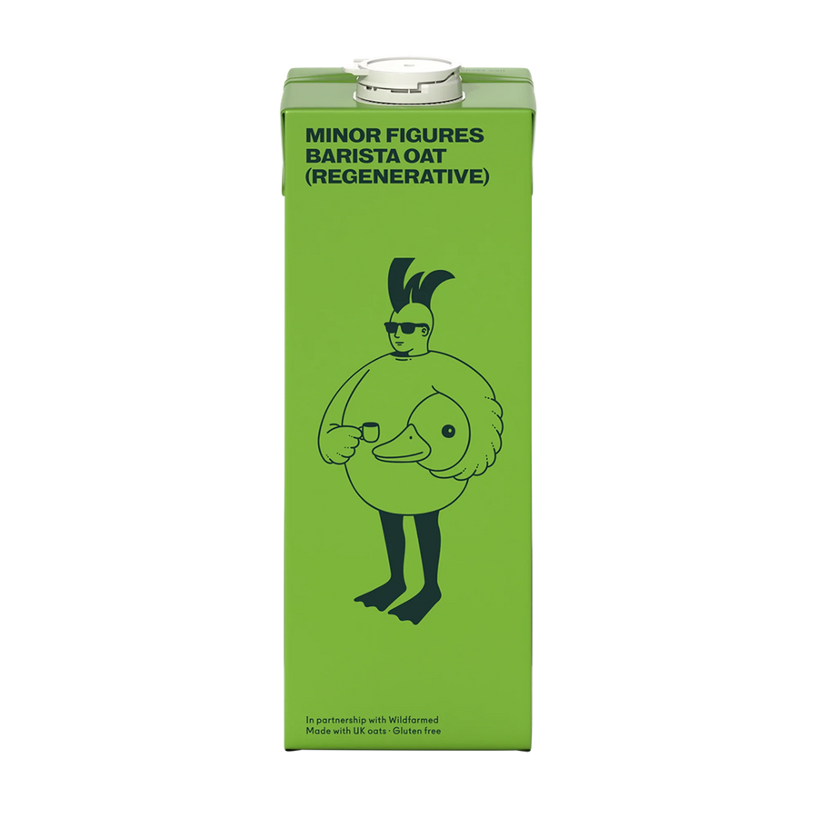 Minor Figures Regenerative Barista Oat Drink front carton view