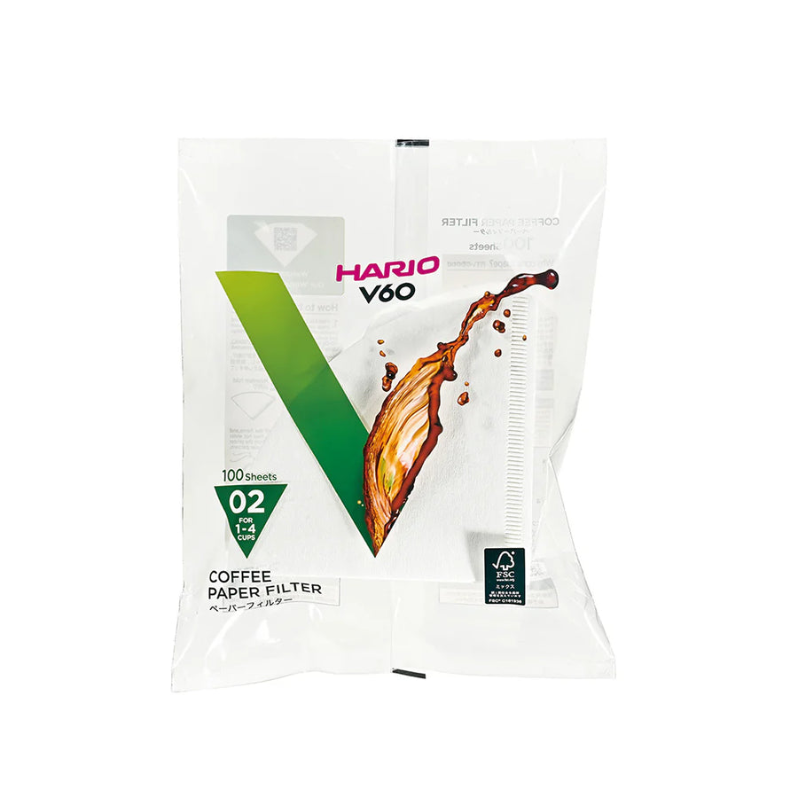 Hario VCF-02-100W V60 Coffee Filter Papers | Ozone Coffee