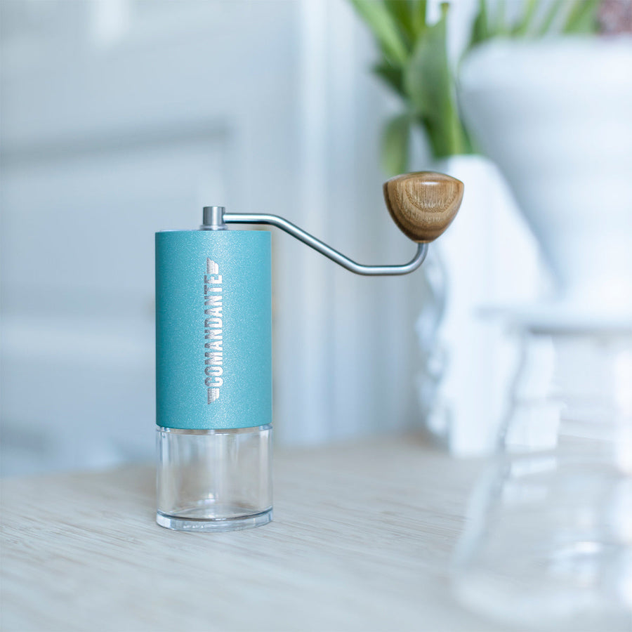 Comandante C40 Nitro Blade Coffee Grinder MK4 (Alpine Lagoon) - Ozone Coffee Roasters UK