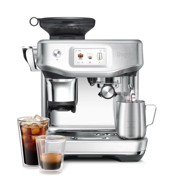 Sage Barista Touch™ Impress - BES882 Bean to Cup Coffee Machine with Cold Extraction available from ozonecoffee.co.uk