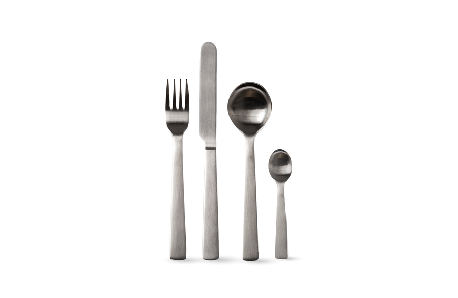 Acme Brushed Stainless Steel Cutlery Set