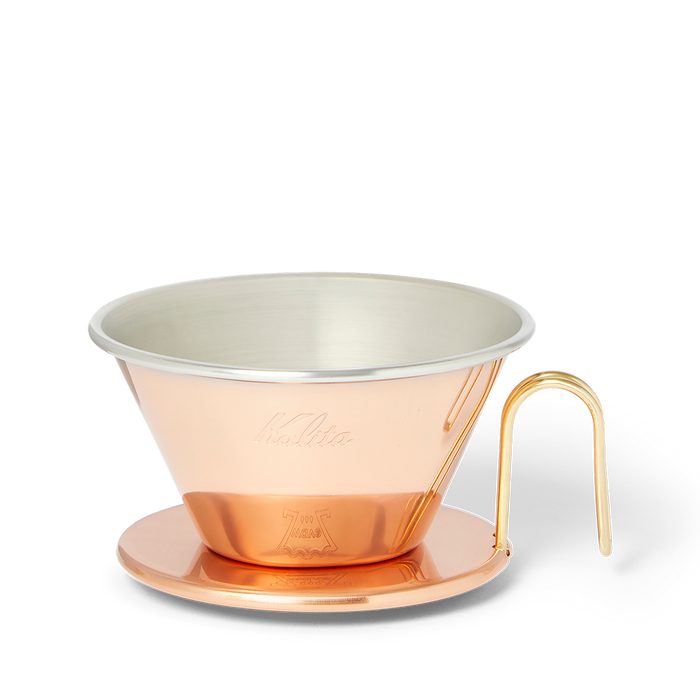 Kalita Wave Tsubame Copper Dripper - 185 (WDC-185) | Hasbean.co.uk  Edit alt text