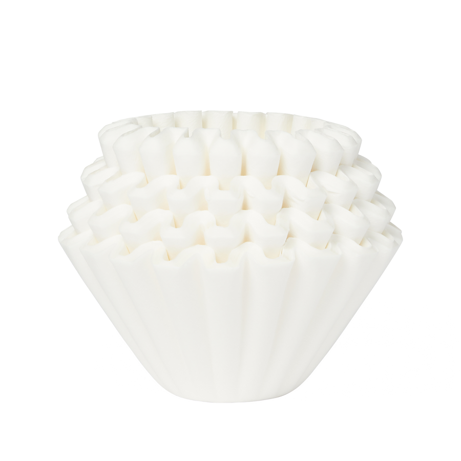 Filtres à Café Non Blanchis Kalita Wave 155 - Lot De 100, Taille Universelle, Pour Méthode Pour-Over Et Machines