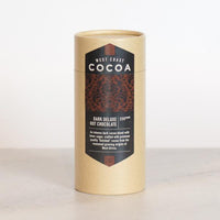 West Coast Cocoa Dark Deluxe Hot Chocolate 250g Tube. Hasbean.co.uk