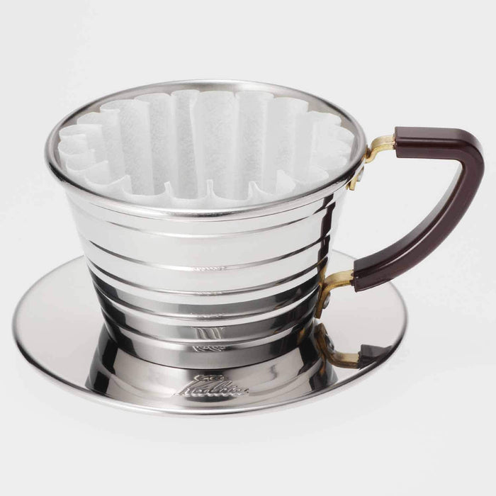 Kalita Wave Stainless Steel Dripper - 155 | 04021 | Hasbean.co.uk